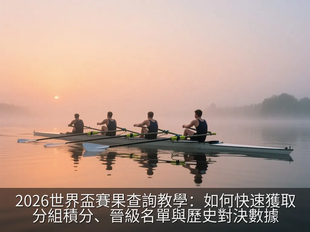2026世界盃賽果查詢教學：如何快速獲取分組積分、晉級名單與歷史對決數據